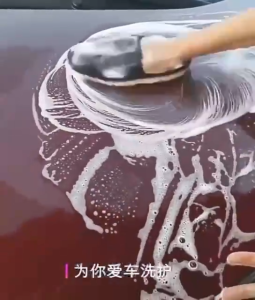 Wool Car Wash Glove Soft Microfiber Cleaning Sponge Hand Towel Waxing Super Absorbent Sarung Tangan Cuci Kereta