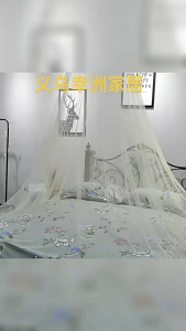 MOLES【Miễn phí vận chuyển】Mái vòm được mã hóa màn chống muỗi màn chống muỗi màn chống muỗi cho giường ngủ 1.5m-1.8m màn chống muỗi Trần từ sàn đến sàn Cung Điện công chúa cài đặt miễn phí gió