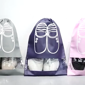 TAS SERUT SEPATU / TRAVEL SHOE BAG / KANTONG PENYIMPANAN SEPATU WATERPROOF PORTABLE V21