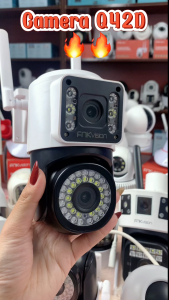 Camera Fnkvision 2 mắt Yoosee chống nước quan sát 360 độ cực rõ nét 8.0MP thao tác qua điện thoại