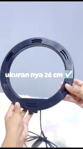 ( Best Seller ) Lampu studio konten - Lampu LED Ringlight selfie 26cm make up / vlog RGB 26cm