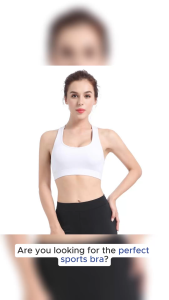 Ladies Yoga Sports Bras Skin-Friendly Cross Shockproof Running Fitness Underwear WX005