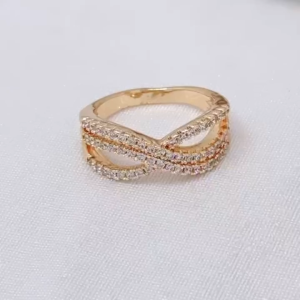 Cincin Xuping Wanita Aksesoris Fashion Awet Tahan Lama Anti Karat Cocok Untuk Harian G9-1E