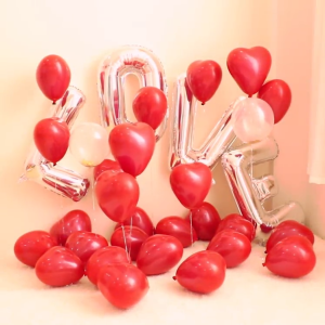 I LOVE YOU Foil Balloons: Perfect Anniversary & Wedding Decorations