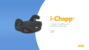 [Joie] i-Chapp™ i-Size Compatible Booster Seat - Shale  7 to 12 years ECE R129 Certification