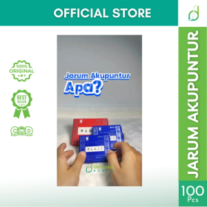 Hwato Jarum Akupuntur Steril 0.5/1/1.5 Cun 100pcs | Acupuncture Needles Medis Aman & Tajam