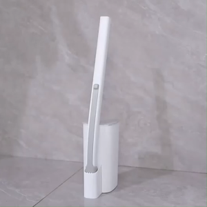 Toilet Brush with Disposable Sponge Scrub Household Bathroom Use Rotatable Cleaning Detergent Scentless Sponge