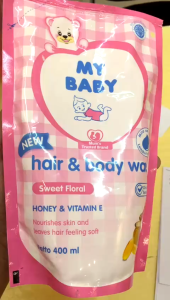 My Baby Milk Bath Sweet Floral / 2in1 Aloe Vera / 2in1 Sweet Floral / Telon Plus Refill 400ml 400 ml / hair and body wash 400ml
