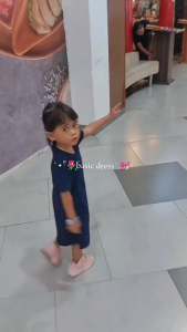 Forgotten Sky Kaos Dress Anak Perempuan Bahan Katun Basic Distro Usia 1-6 Tahun