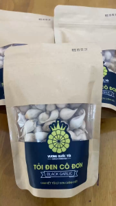 Tỏi Đen Cô Đơn Lý Sơn chính gốc- Tỏi đen 1 nhánh - Vương Quốc Tỏi -Túi 400g thực phẩm vàng cho sức khoẻđặc biệt phù hợp với người già và trẻ em trên 1 tuổi - quà tặng sức khoẻ