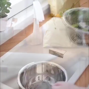 กะละมังสแตนเลสมีรู สำหรับล้างผัก ผลไม้อย่างหนา เสด็จน้ำ ไม่ขึ้นสนิม ใช้ดี