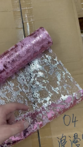 READY STOCK EzWrap.my Glitter Golden Foil Mesh Floral Wrapping Roll Light Gauze Ripple Mesh Deco Event Florist