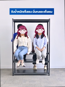 MONI ชั้นวางของ ชั้นวางของสแตนเลส โครงสร้างเหล็กแข็งแรง รับน้ำหนัก 400KG ขนาด 3/4/5/6 ชั้น ปรับระดับได้ มีความจุมาก ช่วยทำให้พื้นที่เป็นระเบียบได้ง่าย