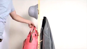 Stand Hanger Rak Baju Gantungan Kayu COATRACK Gantungan berdiri Jaket Baju Topi Tas Stand Hanger