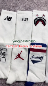 Kaos Kaki Oldschool Motif Skate Merk Panjang Premium - Hosela Project