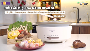 Nồi Lẩu Điện Bear 5L SB-NL05F - Điện Máy Tiện Lợi 247 - Giao hàng miễn phí