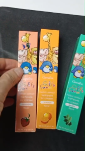 ยาสีฟัน​เด็ก​ กิฟฟารีน​ Giffarine Toothpaste​ forkids ผสม สมุนไพร ฟลูออไรด์ ไม่มีนํ้าตาล ​ ของใช้ เด็ก