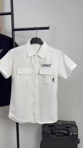 Áo sơ mi nam tay ngắn vải lụa co giãn nhẹ mềm mịn trẻ trung năng động- mẫu mới-ATC77 SHOP