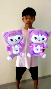 Boneka Kuromi Sanrio Boneka Anak Perempuan Mewah Kado Ulang Tahun Ukuran -+ 35cm Berlebel SNI