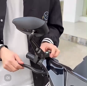 Street King Side Mirror Anti-glare Street King V1-V3 Universal Full Adjustable Blue Lens Made IN Thailand