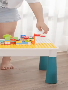 Kids Toys Building Blocks Table And Chair Set With Blocks Table Build Storage Gift For Kid Blocks Playset