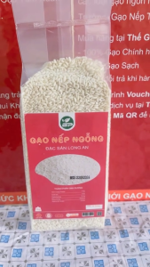 Gạo Nếp Ngỗng - Túi 1kg - Đặc Sản Long An - Hương vị thơm ngon đặc trưng