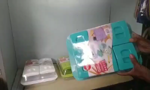 Wadah Kue Cemilan Permen / Gift Set Lavender KS-012 /GBU /Plastik