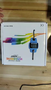 Yieryi 300kg Mini Crane Scale LCD Digital Electronic Stainless steel Hook screw Hanging Weight Crane Scales Weighing Balance