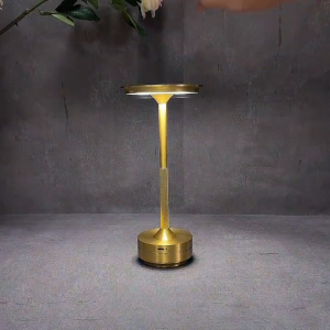 Metal LED Desk Lamp 3 Color Touch Adjustable Rechargeable Bedroom Night Light Learning Eye Protection Light Living Room Dining Room Decor Light