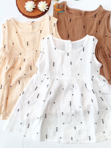 Halomam - Melasti Dress ( Baju Bayi / Gaun Anak Motif Usia 0 - 5 Tahun )