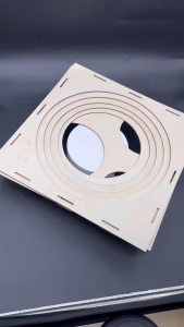 9 Holes Balloon Sizer Box Wooden Collapsible Reuse Balloon Party Needs Decorations Supplies