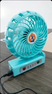 V2S F2 Mini Foldable Handheld Rechargeable Mini Fan with Led Light
