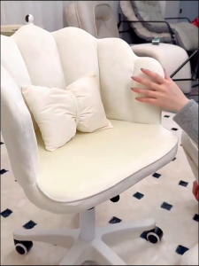 Makeup Chair Pink Swivel Chair Computer Boss Seat Lift Swivel Chair High Back Office Chairs Comfortable Wheeled Chair