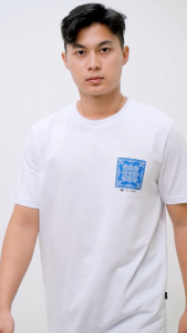 Otsky Kaos Pria Logo Bandana White X GM017 Cotton 24s