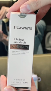 Kem ủ trắng lúa mạch Sicawhite 30ml Hổ trợ trắng sáng chăm sóc da ngâm đen