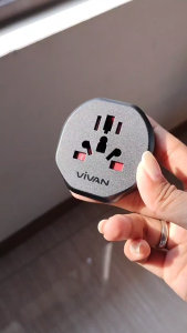 Travel Adaptor Vivan Internasional Universal Multi Charger Steker Colokan Listrik Plug Adapter VPS-T001A