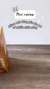 Micro không dây bằng nhựa cho trẻ em có kết nối Bluetooth mẫu Chuột xám 9BABY