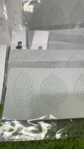 แม่พิมพ์ซิลิโคน ตกแต่งใบไม้ 9 ช่อง 005327