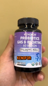 60 Billion CFU Probiotic Supplement Supports Digestive Health Immune System Cardiovascular Health 120 Capsules.