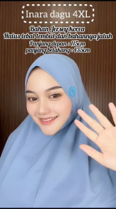 NF BERGO HIJAB JUMBO JERSEY XXXL / KERUDUNG BERGO JUMBO DAGU BAHAN JERSEY TERBARU!!!