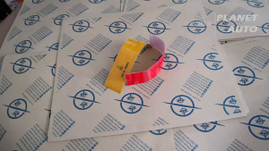 Sticker Reflector Uji KIR Dishub 20cm Mobil Box