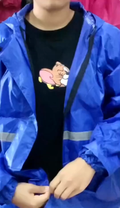 Baju Hujan Kain Oxford Baju Hujan Motosikal Baju Hujan Baju Hujan Baju Hujan (Kot + Seluar)