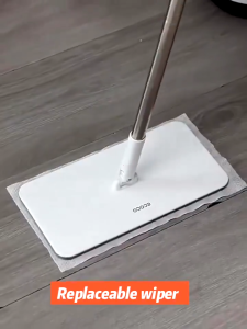 Ecoco Lazy Mop Flat Mop Dry Wet Dual-Use with 360 Degree Rotary Joint Space-Saving Mop