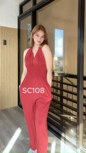 SC Dark Rust Shades of RED Collection of Dresses and Coordinates Set