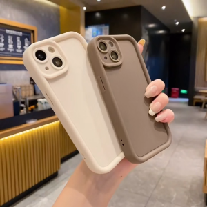 Softcase Macaron DO lebih tebal kesing camera protect bahan super lentur elastis Warna Hitam Putih For REALME C53 C51 C55 C67 5 5i 5PRO 6 NARZO 6 PRO 7i C17 C2 C11 C12 C25 C20 C21 C21Y C11 2021 REALME 7 R Case murah viral