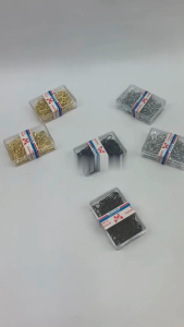 Klik-Beli Peniti Labu Pin Hijab Safety Pins Bohlam Fashion Aksesoris Jarum Stainless Anti Nyangkut Warna Hitam Silver Gold