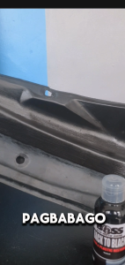 100ml BOSS BACK TO BLACK PLASTIC TRIM POLISH RESTORER LIBRE SPONGE & MICROFIBER CLOTH