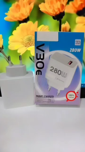 Batok Adapter VVO V30E 280W 100% Travel Charger Support Fast Charging