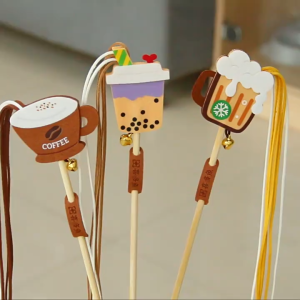 【Meoof】 Cat Teaser Toys Milktea Coffee Beer Cat Teaser Stick Cat Interactive Toys 猫咪逗猫棒长流苏耐咬自嗨可爱仙女棒加长猫猫玩具