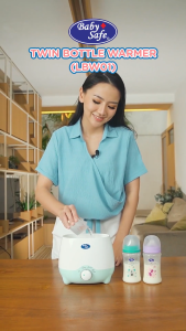 Baby Safe Twin Bottle Milk Warmer Penghangat Susu Makanan Sterilizer Multi Fungsi